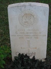 Dar Es Salaam War Cemetery - McDonald, G